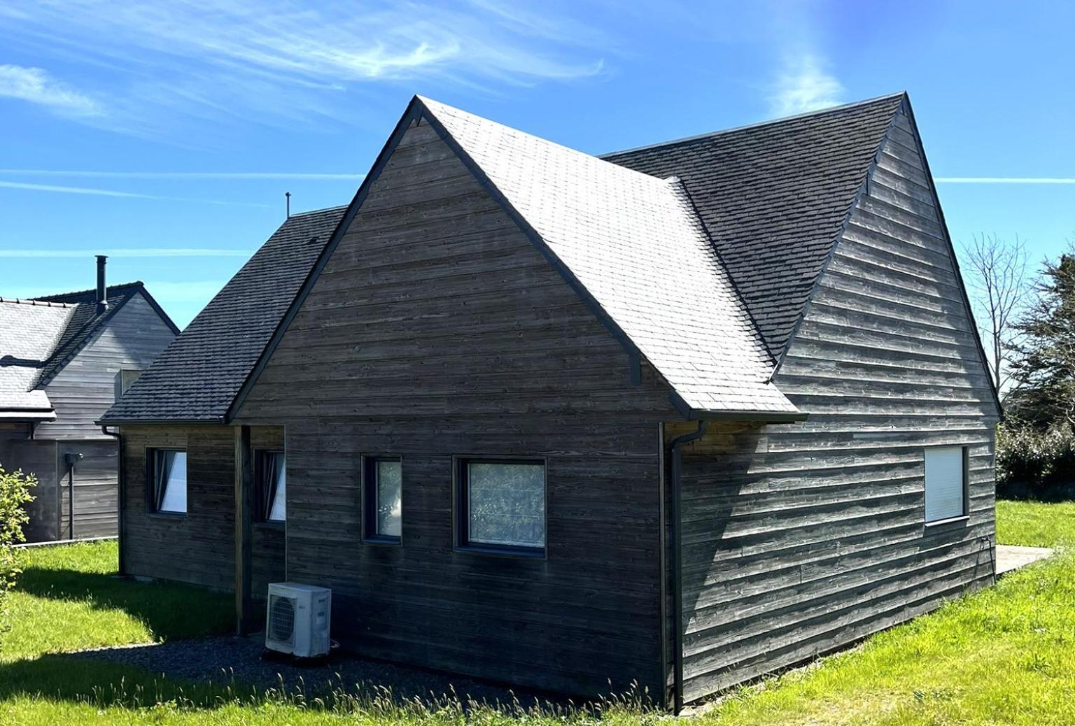 Belle Maison En Bois Perros - La Lande Extérieur photo